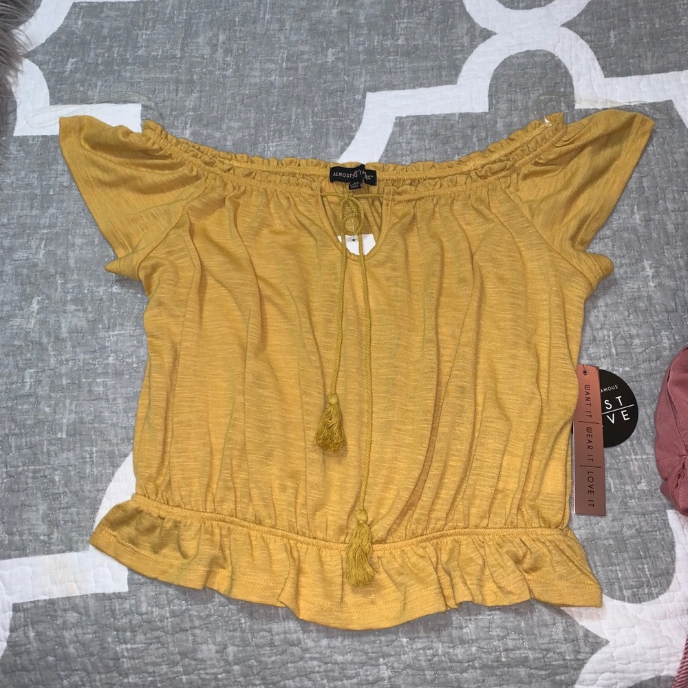 Almost Famous yellow top